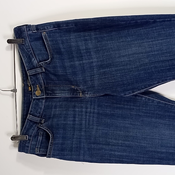Lee Regular Straight Leg Mid-Rise Blue Jeans Size 12 Medium - Picture 4 of 16